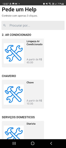 ServicesApp - Usuário Screen 3