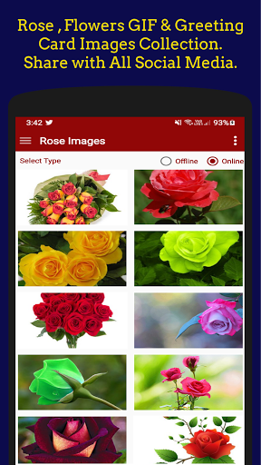 Rose GIF Images Collection. Screen 3