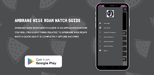 Android application Ambrane Wise Roam Watch Guide screenshort