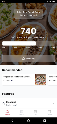 Italian Style Pizza and Pasta