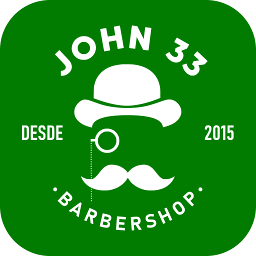 John 33 Barbershop logo