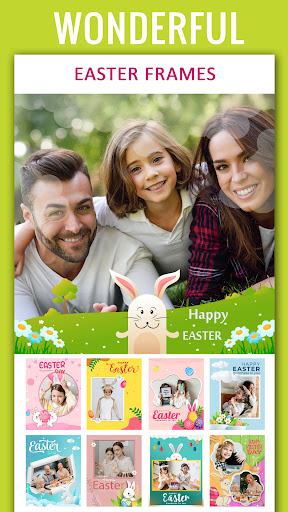 Easter Photo Frames Collage