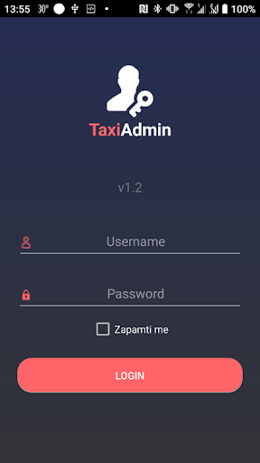 Android application TaxiAdmin screenshort