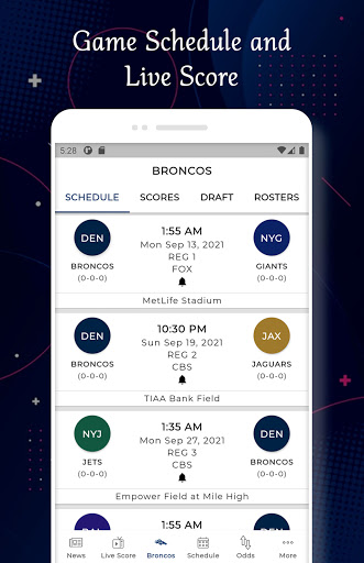 Broncos - Football Live Score Screenshot 2 - AppWisp.com