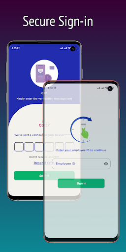 Android application EasySign Attendance screenshort