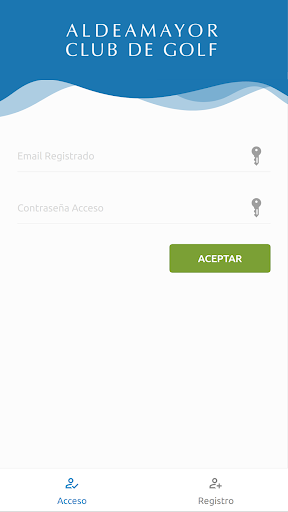 Android application Aldeamayor Golf screenshort