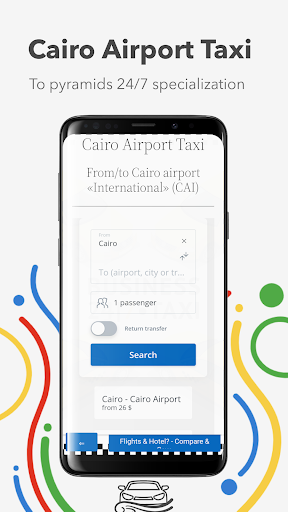 Android application Cairo Airport Taxi screenshort