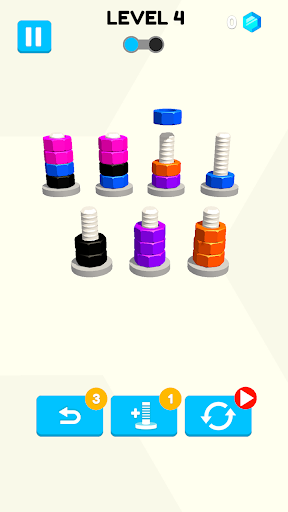 N Bolts Sort Puzzle Game Screen 3