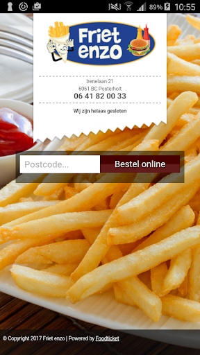 Android application Friet Enzo screenshort