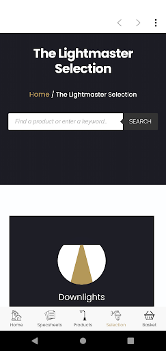 Android application Lightmaster screenshort