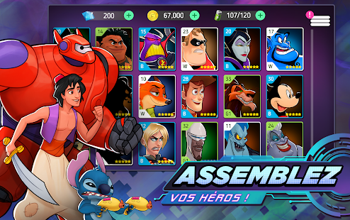 Disney Heroes: Battle Mode Capture d'écran