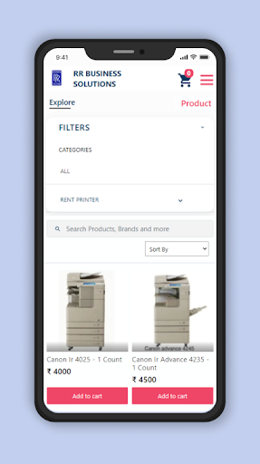 Android application RR Business Solutions screenshort
