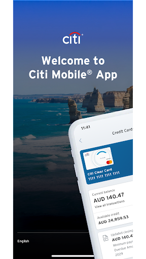 Android application Citi AU screenshort