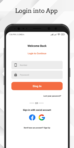 Android application Faruq Traders screenshort