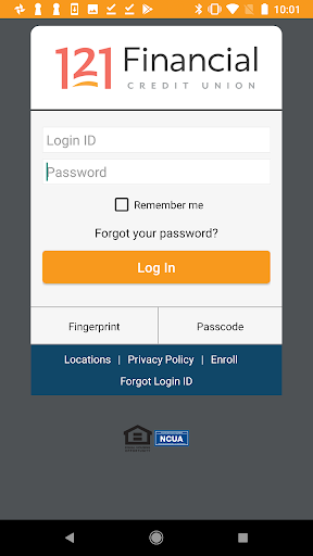 Android application 121 Financial - Mobile Banking screenshort