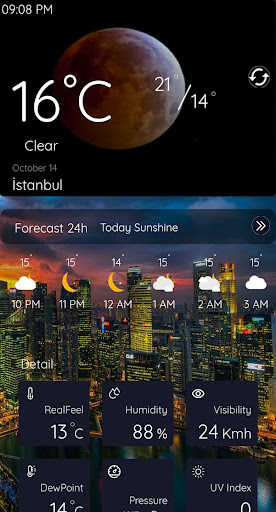 Android application Weather Forecast & Live Radar screenshort