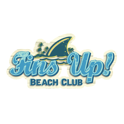 Fins Up Beach Club logo
