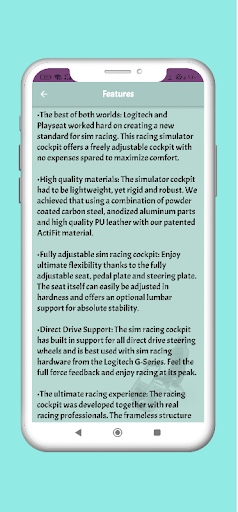 Logitechs racing cockpit guide Screen 3