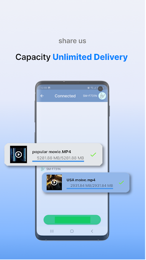 Android application Shareus - File Transfer&Share screenshort
