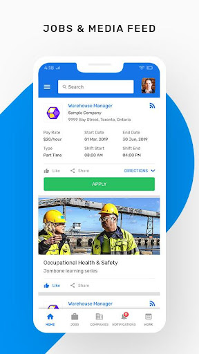 Android application Jombone screenshort