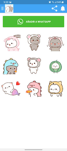 Animated Mochi Cats Stickers Screenshot 4 - AppWisp.com