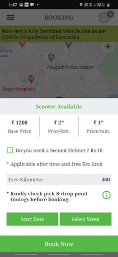 EVO-Scooter & Bike Rental in B Screen 3