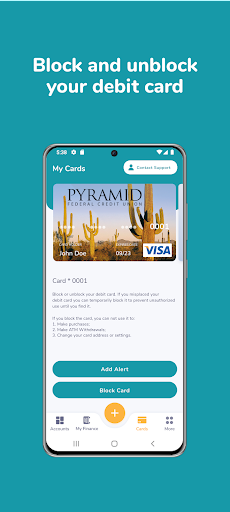 Pyramid FCU Mobile Banking Screen 3