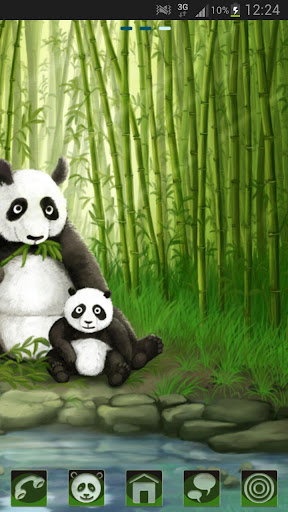 Theme panda GO Launcher EX Screen 3