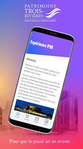 Android application Expérience P3R screenshort