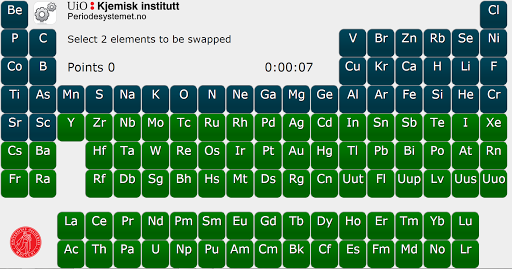 Periodic Puzzle Screen 3