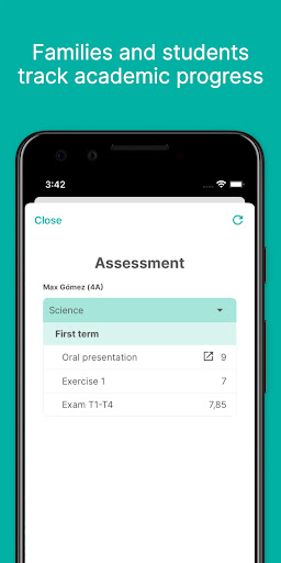 Screenshot of Edvoice - School communication
