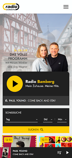 Android application Radio Bamberg screenshort