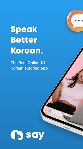 Android application Say - Learn Korean with Tutors screenshort