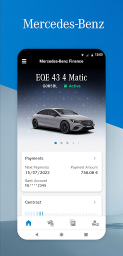 Android application Mercedes-Benz Finance screenshort