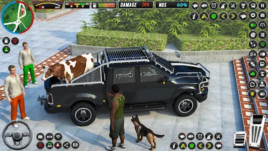 Real Animal Cargo Truck Game