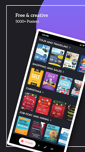 Android application Poster Maker, Brochure Maker screenshort