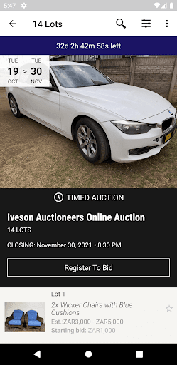 Iveson Auctioneers Screen 2