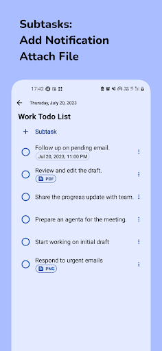 Screenshot of Daily Task Manager