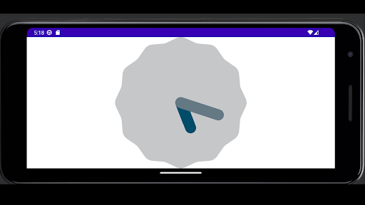 Android application Wall Clock screenshort