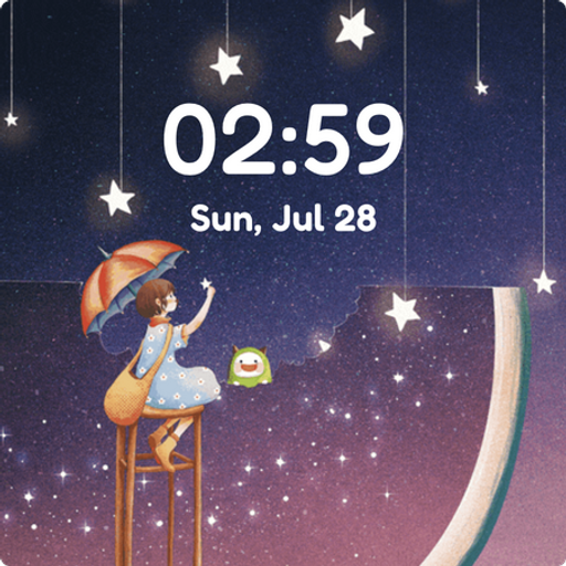 Summer Night Gif Watch Face logo