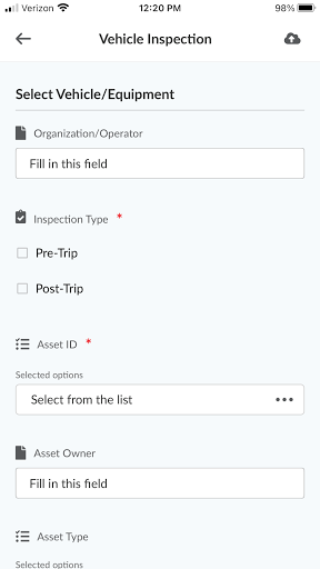 FleetFORMZ Screen 3