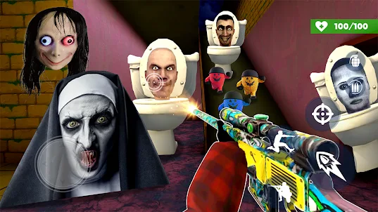Toilet Shooter: Monster Escape
