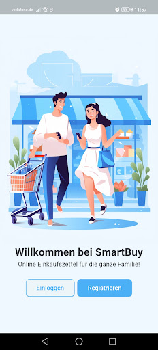 Android application SmartBuy - Shoppinglist screenshort