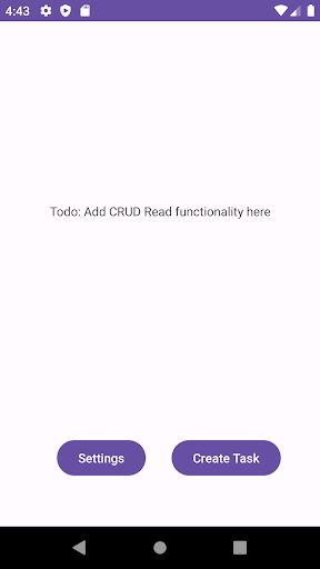 Android application F23COMP3025 Bullet Journal App screenshort
