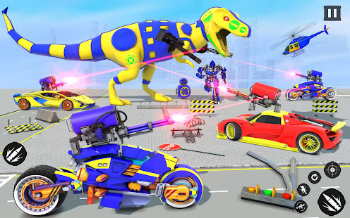 Dino Robot Car Transform Games Varies with device screenshots 2
