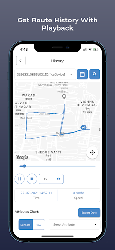 Thingsup Track Screen 3