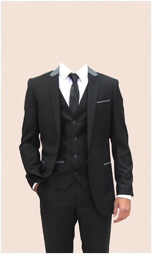 Android application Business Man Black Photo Suit screenshort