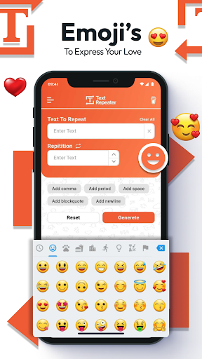 Screenshot of Text Repeater: Repeat Text 10K