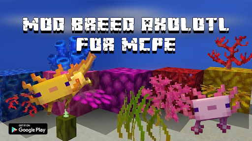 Mod Breed Axolotl for MCPE