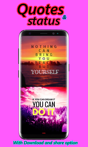 Android application Sad Quotes screenshort